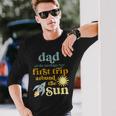 Dad Outer Space 1St Birthday First Trip Around The Sun Baby Long Sleeve T-Shirt Gifts for Him