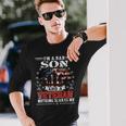 Im A Dad Son Veteran Memorial Day Patrioitc Long Sleeve T-Shirt Gifts for Him