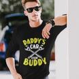 Daddys Car Fixing Buddy Mechanic Car Guy Dad Fathers Day Great Long Sleeve T-Shirt Gifts for Him