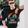 Dadsaurus Dad Dinosaur Vintage For Fathers Day Long Sleeve T-Shirt Gifts for Him