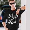 Dallas Lions Baseball Play Ball Long Sleeve T-Shirt Gifts for Him