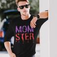 Damen Momster Halloween Kostüm Für Mama Geschenk Langarmshirts Geschenke für Ihn