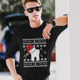 Dentist Xmas Tooth Dental Assistant Ugly Christmas Long Sleeve T-Shirt Gifts for Him