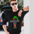 The Engaged Elf Matching Group Christmas Engagement Long Sleeve T-Shirt Gifts for Him