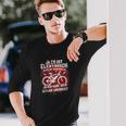 Fahrrad Elektrofahrrad Spruch Lustig Motiv Radfahren Bike V2 Long Sleeve T-Shirt Geschenke für Ihn