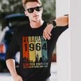 February 1964 59 Years Of Being Awesome Vintage Long Sleeve T-Shirt Gifts for Him