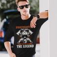 Firefighter The Man The Myth The Legend Long Sleeve T-Shirt Gifts for Him