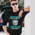 Gamer Zocker Controller Langarmshirts, Lustiger Spruch zum Zocken Geschenke für Ihn