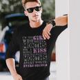 Girl Who Waits Months Military Girlfriend Apparel Long Sleeve T-Shirt Gifts for Him