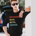 Herren Buchbinder Mann Mythos Legende Langarmshirts Geschenke für Ihn