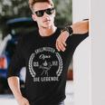 Herren Grillmeister Opa Der Mann Die Legende Langarmshirts Geschenke für Ihn