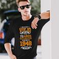 Herren Langarmshirts 72. Geburtstag Papa 2020, Spanisches Spruchdesign Geschenke für Ihn