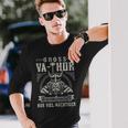 Herren Vathor Groß-Vathor Wikinger Opa Vatertag Großvater Langarmshirts Geschenke für Ihn