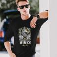 Hines Name In Case Of Emergency My Blood Long Sleeve T-Shirt Gifts for Him