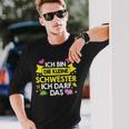 Ich Bin Die Kleine Schwester Ich Darf Das Familie Nachwuchs Langarmshirts Geschenke für Ihn