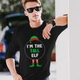 Im The Tall Elf Christmas Men Women Long Sleeve T-shirt Graphic Print Unisex Gifts for Him