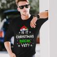 Is It Christmas Break Yet Christmas For Teacher Women Funny Men Women Long Sleeve T-shirt Graphic Print Unisex Gifts for Him