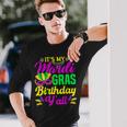 Its My Mardi Gras Birthday Yall Carnival Costume Mardi Gras Long Sleeve T-Shirt Gifts for Him