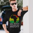 Junenth One Month Cant Hold Our History Black History Long Sleeve T-Shirt Gifts for Him