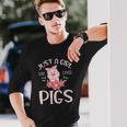 Just A Girl Who Loves Pigs Hog Lover Cute Farmer Girls Long Sleeve T-Shirt Gifts for Him