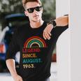 Legend Since August 1963 59 Geburtstag Geschenk Born In 1963 Langarmshirts Geschenke für Ihn