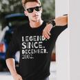 Legende Seit Dezember 2002 Geburtsmonat Herren Damen Langarmshirts Geschenke für Ihn