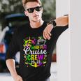 Mardi Gras Cruise Crew 2023 Cruising Festival Party Long Sleeve T-Shirt Gifts for Him