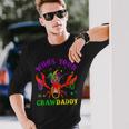 Mardi Gras Whos Your Crawfish Daddy & New Orleans Long Sleeve T-Shirt Gifts for Him