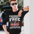 Mens Freedom Isnt Free I Paid For It Proud Desert Storm Veteran Men Women Long Sleeve T-shirt Graphic Print Unisex Gifts for Him