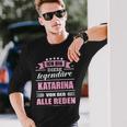 Name Katarina Vorname Namensgeschenke Namenstag Langarmshirts Geschenke für Ihn