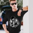 New Skulls Of Legend Cool Vector Long Sleeve T-Shirt Gifts for Him