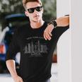 New York City Skyline Ny Vintage New York City Nyc Long Sleeve T-Shirt Gifts for Him