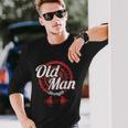 Old Man Strength Fitness Workout Gym Lover Body Building Long Sleeve T-Shirt T-Shirt Gifts for Him