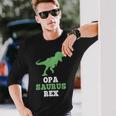 Opa-Saurus Rex Dinosaur Opasaurus Langarmshirts Geschenke für Ihn