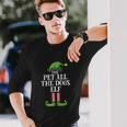 Pet All The Dogs Elf Matching Group Christmas Pajama V2 Long Sleeve T-Shirt Gifts for Him