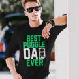 Pet Owner Animal Dog Lover Daddy Best Puggle Dad Ever Puggle Long Sleeve T-Shirt T-Shirt Gifts for Him