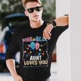 Pink Or Blue Aunt Loves You Best Auntie Ever Aunt Life Long Sleeve T-Shirt Gifts for Him