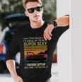 Pontoon Captain Boaters Or Boat Driving Lovers Long Sleeve T-Shirt Gifts for Him