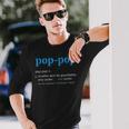 Pop Pop Grandpa Fathers Day Pop-Pop Long Sleeve T-Shirt Gifts for Him