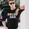 Proud Dad Lgbt Gay Pride Month Lgbtq Rainbow Long Sleeve T-Shirt T-Shirt Gifts for Him