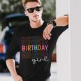Retro Birthday For Girl Party For Princess Girl Birthday Long Sleeve T-Shirt Gifts for Him