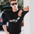Salty Ironic Sarcastic Cool Hoodie Gamer Chef Gamer Pullover Long Sleeve T-Shirt Gifts for Him