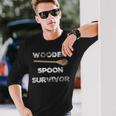 Spoon Survivor I Survived The Wooden Spoon Long Sleeve T-Shirt T-Shirt Gifts for Him