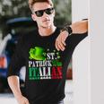 St Patrick Was Italian St Patricks Day Hat Clover Vintage Long Sleeve T-Shirt Gifts for Him
