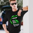 St Patricks Day Irish American Shamrock Flag Paddy Patty Day Long Sleeve T-Shirt T-Shirt Gifts for Him