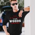 Team Woods Lifetime Member Name Surname Last Name Long Sleeve T-Shirt Gifts for Him