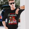 This Is My Christmas Pajama Chicken Lover Xmas Light Holiday Men Women Long Sleeve T-shirt Graphic Print Unisex Gifts for Him