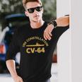 Us Aircraft Carrier Cv-64 Uss Constellation Long Sleeve T-Shirt Gifts for Him