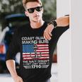 Us Coast Guard Making Sure The Navy Doesnt Get Lost Uscg Long Sleeve T-Shirt Gifts for Him