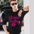 Vicious Trollop Lipstick Png Men Women Long Sleeve T-shirt Graphic Print Unisex Gifts for Him